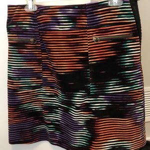 Etcetera velvet mini skirt size 6. Velvet